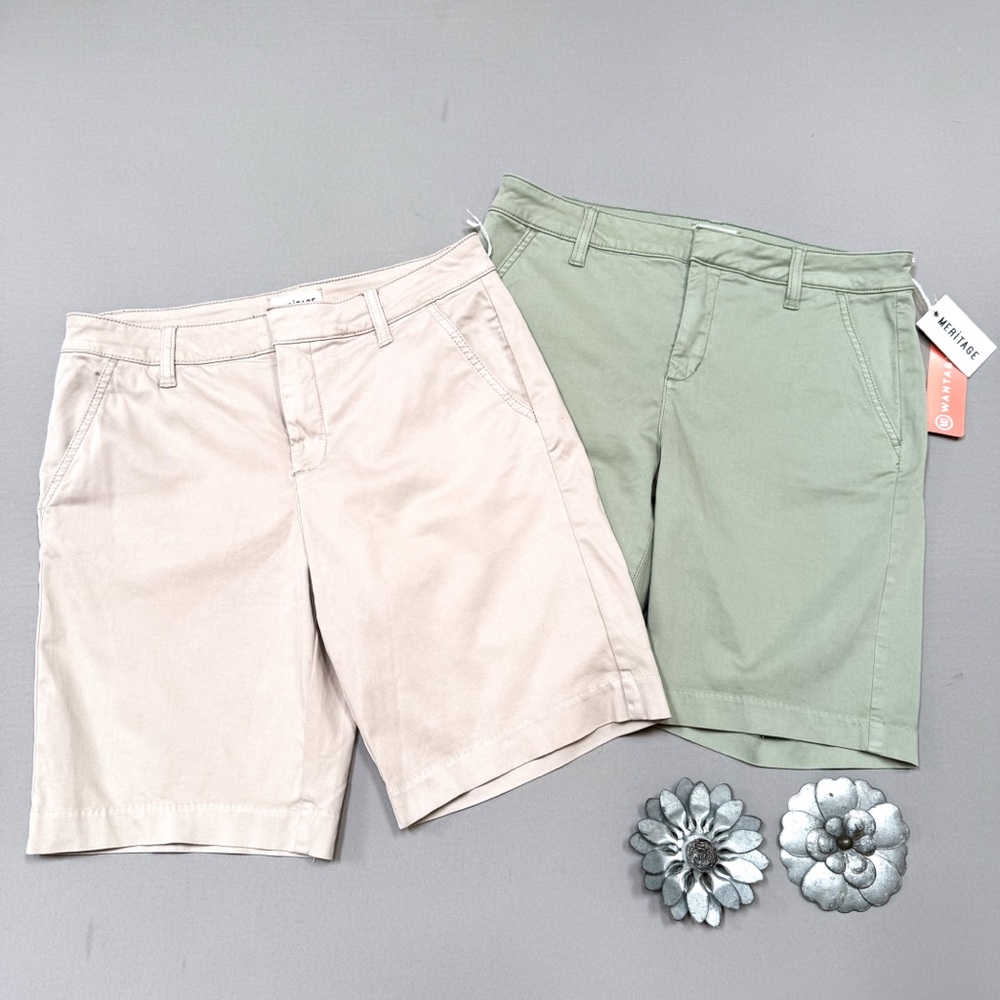 NWT! Wantable bundle of 2 Meritage shorts, 9” inseam, women’s size 6.